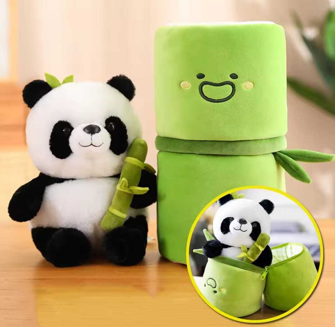 Panda Pillowcase Plush Toy (28cm)