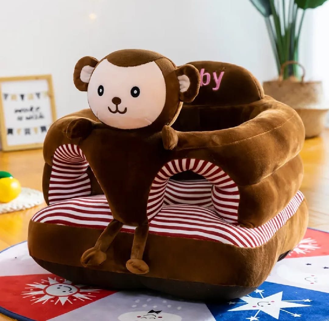Cute monkey sitter sofa –Soft infant sitting chair for toddlers