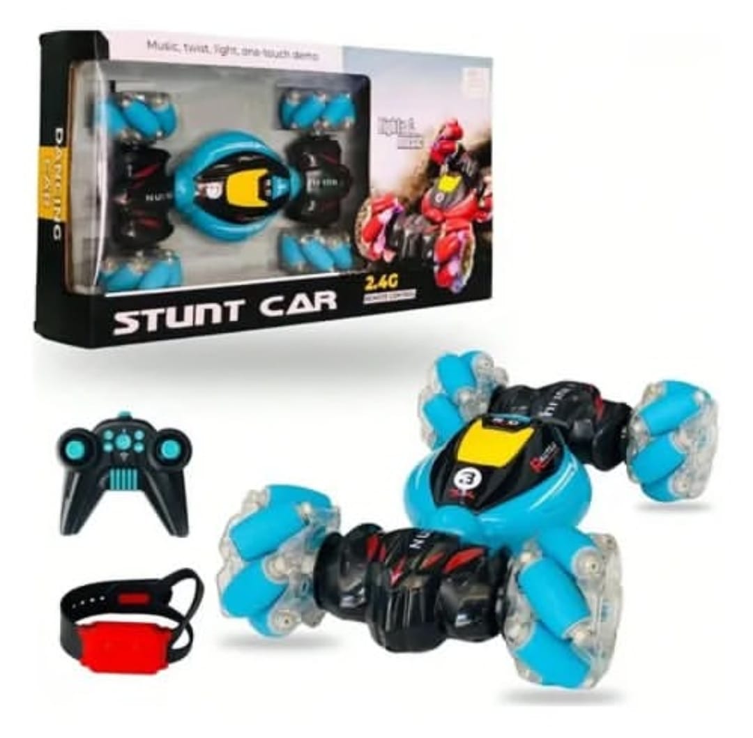 Remote Control Stunt Car with Gesture Sensor & LED Lights