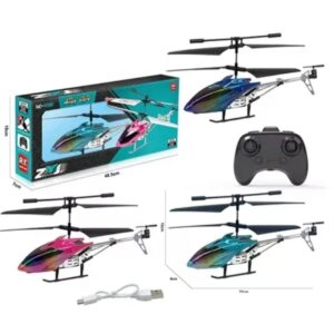 Rechargeable Remote Control Alloy Helicopter – 2.4GHz RC Flying Toy for Kids & Adults