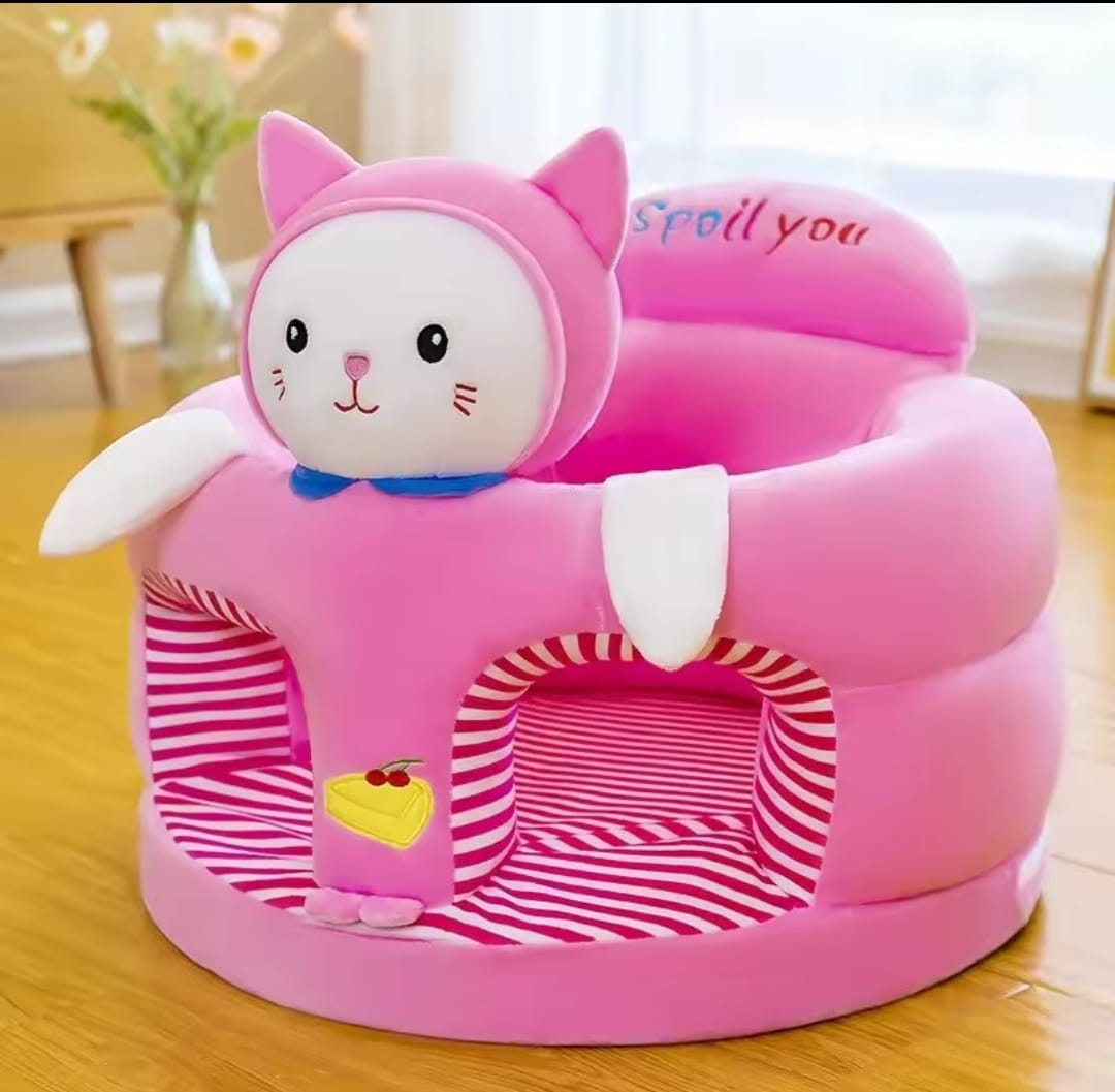 Cute cat sitter sofa for girls – Soft Support Chair for Infants & Toddlers