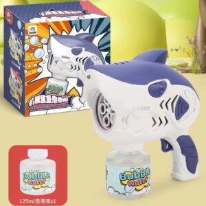 Shark Bubble Gun Machine for Kids